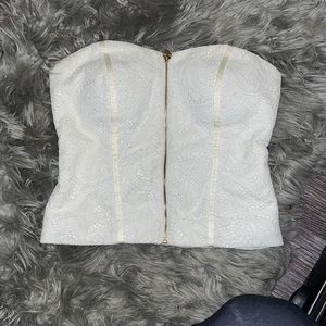 Cache lace corset top ✨